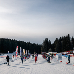 Samse National Tour n°6,AUTRANS, FRANCE - FEBRUARY 8: JUDICAEL PERRILLAT-BOTTONET of FRA, IAN MARTINET of FRA, ANTONIN DELSOL of FRA STADIUM February 8, 2026 in Autrans, France. (Photo by Rodriguez Alexis / @Aleiks_photo)