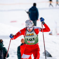 Samse National Tour n°6,AUTRANS, FRANCE - FEBRUARY 8: MATHIS LAINÉ of FRA February 8, 2026 in Autrans, France. (Photo by Rodriguez Alexis / @Aleiks_photo)