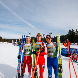 Samse National Tour n°6,AUTRANS, FRANCE - FEBRUARY 8: ROBINSON GOLERET of FRA, SACHA MAZZILLI RIABOFF of FRA, ESTEBAN MOREIRA of FRA February 8, 2026 in Autrans, France. (Photo by Rodriguez Alexis / @Aleiks_photo)