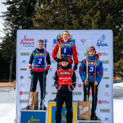 Samse National Tour n°6,AUTRANS, FRANCE - FEBRUARY 8: ROBINSON GOLERRET for FRA, SACHA MAZZILLIfor FRA, ESTEBAN MOREIRA for FRA, NANS MADELENAT for FRA February 8, 2026 in Autrans, France. (Photo by Rodriguez Alexis / @Aleiks_photo)