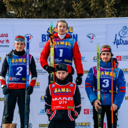 Samse National Tour n°6,AUTRANS, FRANCE - FEBRUARY 8: ROBINSON GOLERRET for FRA, SACHA MAZZILLIfor FRA, ESTEBAN MOREIRA for FRA, NANS MADELENAT for FRA February 8, 2026 in Autrans, France. (Photo by Rodriguez Alexis / @Aleiks_photo)