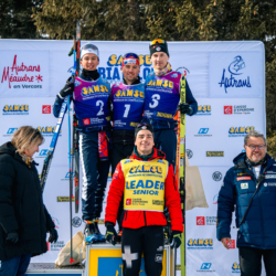 Samse National Tour n°6,AUTRANS, FRANCE - FEBRUARY 8: ANTONIN GUY for FRA, MATHIEU GARCIA for FRA, MARTIN BOTET for FRA February 8, 2026 in Autrans, France. (Photo by Rodriguez Alexis / @Aleiks_photo)