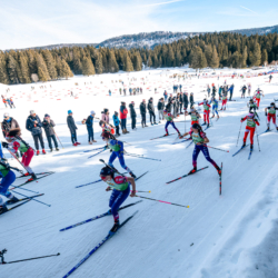 Samse National Tour n°6,AUTRANS, FRANCE - FEBRUARY 8: LEA MARGUIER of FRA STADIUM February 8, 2026 in Autrans, France. (Photo by Rodriguez Alexis / @Aleiks_photo)