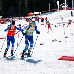 Samse National Tour n°6,AUTRANS, FRANCE - FEBRUARY 8: JULIETTE OLIVA of FRA, ADELE OUVRIER-BUFFET of FRA February 8, 2026 in Autrans, France. (Photo by Rodriguez Alexis / @Aleiks_photo)