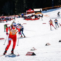 Samse National Tour n°6,AUTRANS, FRANCE - FEBRUARY 8: EVA LAINE of FRA February 8, 2026 in Autrans, France. (Photo by Rodriguez Alexis / @Aleiks_photo)