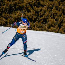 Samse National Tour n°6,AUTRANS, FRANCE - FEBRUARY 8: CORALIE PERRIN of FRA February 8, 2026 in Autrans, France. (Photo by Rodriguez Alexis / @Aleiks_photo)