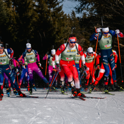 Samse National Tour n°6,AUTRANS, FRANCE - FEBRUARY 8: FLAVIO GUY of FRA, MATHIEU GARCIA of FRA, ANTONIN DELSOL of FRA February 8, 2026 in Autrans, France. (Photo by Rodriguez Alexis / @Aleiks_photo)