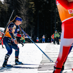 Samse National Tour n°6,AUTRANS, FRANCE - FEBRUARY 8: CORALIE PERRIN of FRA February 8, 2026 in Autrans, France. (Photo by Rodriguez Alexis / @Aleiks_photo)