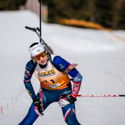 Samse National Tour n°6,AUTRANS, FRANCE - FEBRUARY 8: LOUISE ROGUET of FRA February 8, 2026 in Autrans, France. (Photo by Rodriguez Alexis / @Aleiks_photo)