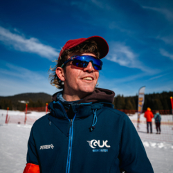 Samse National Tour n°6,AUTRANS, FRANCE - FEBRUARY 8: HUGO ARANEGA GUC DA COACH February 8, 2026 in Autrans, France. (Photo by Rodriguez Alexis / @Aleiks_photo)