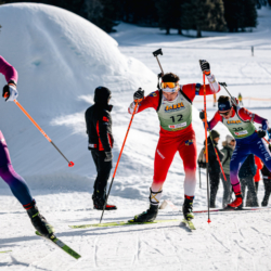 Samse National Tour n°6,AUTRANS, FRANCE - FEBRUARY 8: LOU THIEVENT of FRA February 8, 2026 in Autrans, France. (Photo by Rodriguez Alexis / @Aleiks_photo)