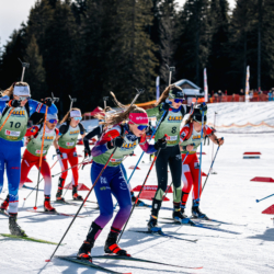 Samse National Tour n°6,AUTRANS, FRANCE - FEBRUARY 8: LAURE MICHAUD of FRA February 8, 2026 in Autrans, France. (Photo by Rodriguez Alexis / @Aleiks_photo)