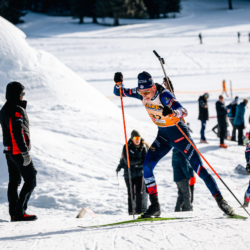 Samse National Tour n°6,AUTRANS, FRANCE - FEBRUARY 8: LEO CARLIER of FRA February 8, 2026 in Autrans, France. (Photo by Rodriguez Alexis / @Aleiks_photo)