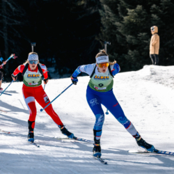 Samse National Tour n°6,AUTRANS, FRANCE - FEBRUARY 8: LOUANE ADAM of FRA February 8, 2026 in Autrans, France. (Photo by Rodriguez Alexis / @Aleiks_photo)