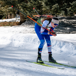 Samse National Tour n°6,AUTRANS, FRANCE - FEBRUARY 8: MAYA PERREY of FRA February 8, 2026 in Autrans, France. (Photo by Rodriguez Alexis / @Aleiks_photo)