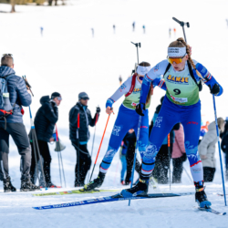 Samse National Tour n°6,AUTRANS, FRANCE - FEBRUARY 8: LOUANE ADAM of FRA February 8, 2026 in Autrans, France. (Photo by Rodriguez Alexis / @Aleiks_photo)