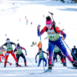 Samse National Tour n°6,AUTRANS, FRANCE - FEBRUARY 8: ISALYNE DUPARCHY of FRA February 8, 2026 in Autrans, France. (Photo by Rodriguez Alexis / @Aleiks_photo)