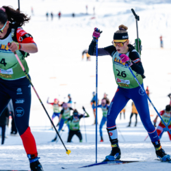 Samse National Tour n°6,AUTRANS, FRANCE - FEBRUARY 8: LOLIE DAGUET of FRA February 8, 2026 in Autrans, France. (Photo by Rodriguez Alexis / @Aleiks_photo)