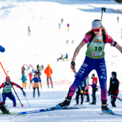 Samse National Tour n°6,AUTRANS, FRANCE - FEBRUARY 8: MAYA PERREY of FRA February 8, 2026 in Autrans, France. (Photo by Rodriguez Alexis / @Aleiks_photo)