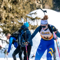 Samse National Tour n°6,AUTRANS, FRANCE - FEBRUARY 8: AXELLE VIGNON of FRA February 8, 2026 in Autrans, France. (Photo by Rodriguez Alexis / @Aleiks_photo)