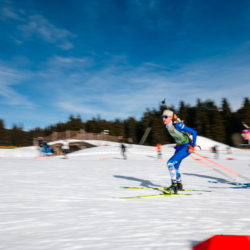 Samse National Tour n°6,AUTRANS, FRANCE - FEBRUARY 8: LEONIE MORIN of FRA February 8, 2026 in Autrans, France. (Photo by Rodriguez Alexis / @Aleiks_photo)