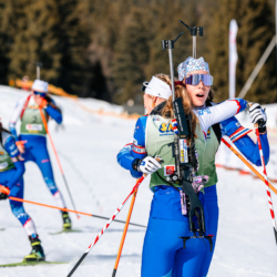 Samse National Tour n°6,AUTRANS, FRANCE - FEBRUARY 8: PAULINE LAFOUX of FRA, JEANNE BOUVIER of FRA February 8, 2026 in Autrans, France. (Photo by Rodriguez Alexis / @Aleiks_photo)