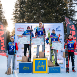 Samse National Tour n°6,AUTRANS, FRANCE - FEBRUARY 8: BEAL MATHIS DONNADIEU of FRA, YANN ROGUET of FRA, CLEMENT SCHOTT of FRA, JULES LAFOUX of FRA, NANS VERCUEIL of FRA February 8, 2026 in Autrans, France. (Photo by Rodriguez Alexis / @Aleiks_photo)