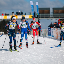 CHAMPIONNATS DE FRANCE DIMANCHE,PREMANON, FRANCE - MARCH 29: BENED Camille, OLIVA Juliette March 29, 2026 in PREMANON, France. (Photo by Rodriguez Alexis / @Aleiks_photo)