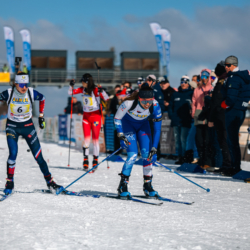 CHAMPIONNATS DE FRANCE DIMANCHE,PREMANON, FRANCE - MARCH 29: GALMACE Paulin Voldiya, ACHOUI Maelle March 29, 2026 in PREMANON, France. (Photo by Rodriguez Alexis / @Aleiks_photo)