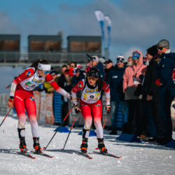 CHAMPIONNATS DE FRANCE DIMANCHE,PREMANON, FRANCE - MARCH 29: MELLOUET Achard Zabou, PIC Caline March 29, 2026 in PREMANON, France. (Photo by Rodriguez Alexis / @Aleiks_photo)