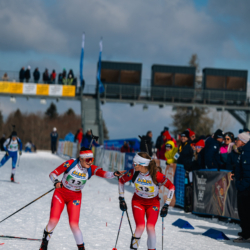 CHAMPIONNATS DE FRANCE DIMANCHE,PREMANON, FRANCE - MARCH 29: OTTENHEIMER DE GAIL Romane, DAUTHEVILLE Jeanne March 29, 2026 in PREMANON, France. (Photo by Rodriguez Alexis / @Aleiks_photo)