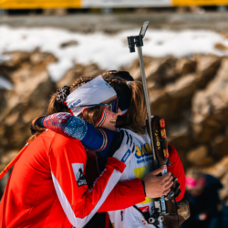 CHAMPIONNATS DE FRANCE DIMANCHE,PREMANON, FRANCE - MARCH 29: MICHELON Oceane, WEISS Joanne March 29, 2026 in PREMANON, France. (Photo by Rodriguez Alexis / @Aleiks_photo)