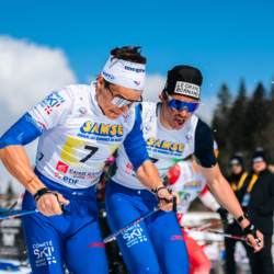 CHAMPIONNATS DE FRANCE DIMANCHE,PREMANON, FRANCE - MARCH 29: PERRILLAT COLLOMB Mario, PARISSE Clement March 29, 2026 in PREMANON, France. (Photo by Rodriguez Alexis / @Aleiks_photo)