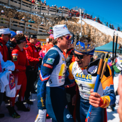CHAMPIONNATS DE FRANCE DIMANCHE,PREMANON, FRANCE - MARCH 29: CULLET CALDERINI Victor, ARNAUD Julien March 29, 2026 in PREMANON, France. (Photo by Rodriguez Alexis / @Aleiks_photo)