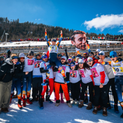 CHAMPIONNATS DE FRANCE DIMANCHE,PREMANON, FRANCE - MARCH 29: TEAM, ARNAUD Julien March 29, 2026 in PREMANON, France. (Photo by Rodriguez Alexis / @Aleiks_photo)
