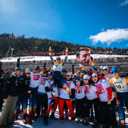 CHAMPIONNATS DE FRANCE DIMANCHE,PREMANON, FRANCE - MARCH 29: TEAM, ARNAUD Julien March 29, 2026 in PREMANON, France. (Photo by Rodriguez Alexis / @Aleiks_photo)