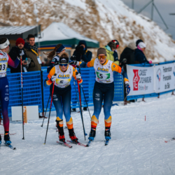 CHAMPIONNATS DE FRANCE DIMANCHE,PREMANON, FRANCE - MARCH 29: PRIGENT Juliane, DEMOR Marie March 29, 2026 in PREMANON, France. (Photo by Rodriguez Alexis / @Aleiks_photo)