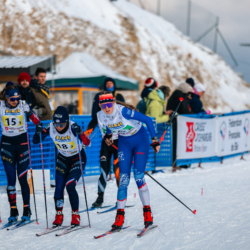CHAMPIONNATS DE FRANCE DIMANCHE,PREMANON, FRANCE - MARCH 29: BERTHET Melina, PIGNOT France, PAWLIKOWSKI Elise March 29, 2026 in PREMANON, France. (Photo by Rodriguez Alexis / @Aleiks_photo)
