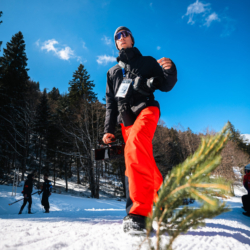 CHAMPIONNATS DE FRANCE DIMANCHE,PREMANON, FRANCE - MARCH 29: PHOTOGRAPHER LEO AUTHAMAYOU March 29, 2026 in PREMANON, France. (Photo by Rodriguez Alexis / @Aleiks_photo)