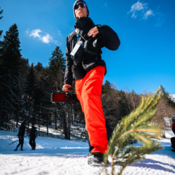 CHAMPIONNATS DE FRANCE DIMANCHE,PREMANON, FRANCE - MARCH 29: PHOTOGRAPHER LEO AUTHAMAYOU March 29, 2026 in PREMANON, France. (Photo by Rodriguez Alexis / @Aleiks_photo)