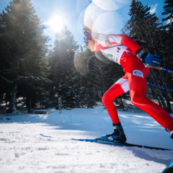 CHAMPIONNATS DE FRANCE DIMANCHE,PREMANON, FRANCE - MARCH 29: LAINE MATHIS March 29, 2026 in PREMANON, France. (Photo by Rodriguez Alexis / @Aleiks_photo)