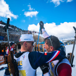 CHAMPIONNATS DE FRANCE DIMANCHE,PREMANON, FRANCE - MARCH 29: GRATALOUP MANISSOLLE CAMILLE, GARCIA MATHIEU March 29, 2026 in PREMANON, France. (Photo by Rodriguez Alexis / @Aleiks_photo)