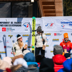 CHAMPIONNATS DE FRANCE DIMANCHE,PREMANON, FRANCE - MARCH 29: PODIUM March 29, 2026 in PREMANON, France. (Photo by Rodriguez Alexis / @Aleiks_photo)