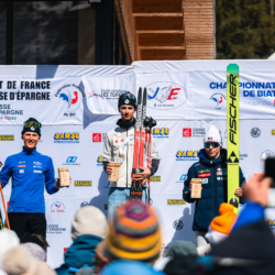 CHAMPIONNATS DE FRANCE DIMANCHE,PREMANON, FRANCE - MARCH 29: PODIUM March 29, 2026 in PREMANON, France. (Photo by Rodriguez Alexis / @Aleiks_photo)