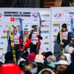 CHAMPIONNATS DE FRANCE DIMANCHE,PREMANON, FRANCE - MARCH 29: PODIUM March 29, 2026 in PREMANON, France. (Photo by Rodriguez Alexis / @Aleiks_photo)
