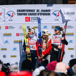 CHAMPIONNATS DE FRANCE DIMANCHE,PREMANON, FRANCE - MARCH 29: PODIUM March 29, 2026 in PREMANON, France. (Photo by Rodriguez Alexis / @Aleiks_photo)