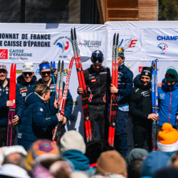 CHAMPIONNATS DE FRANCE DIMANCHE,PREMANON, FRANCE - MARCH 29: PODIUM March 29, 2026 in PREMANON, France. (Photo by Rodriguez Alexis / @Aleiks_photo)