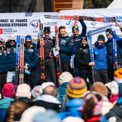 CHAMPIONNATS DE FRANCE DIMANCHE,PREMANON, FRANCE - MARCH 29: PODIUM March 29, 2026 in PREMANON, France. (Photo by Rodriguez Alexis / @Aleiks_photo)