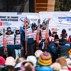 CHAMPIONNATS DE FRANCE DIMANCHE,PREMANON, FRANCE - MARCH 29: PODIUM March 29, 2026 in PREMANON, France. (Photo by Rodriguez Alexis / @Aleiks_photo)