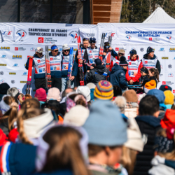 CHAMPIONNATS DE FRANCE DIMANCHE,PREMANON, FRANCE - MARCH 29: PODIUM March 29, 2026 in PREMANON, France. (Photo by Rodriguez Alexis / @Aleiks_photo)